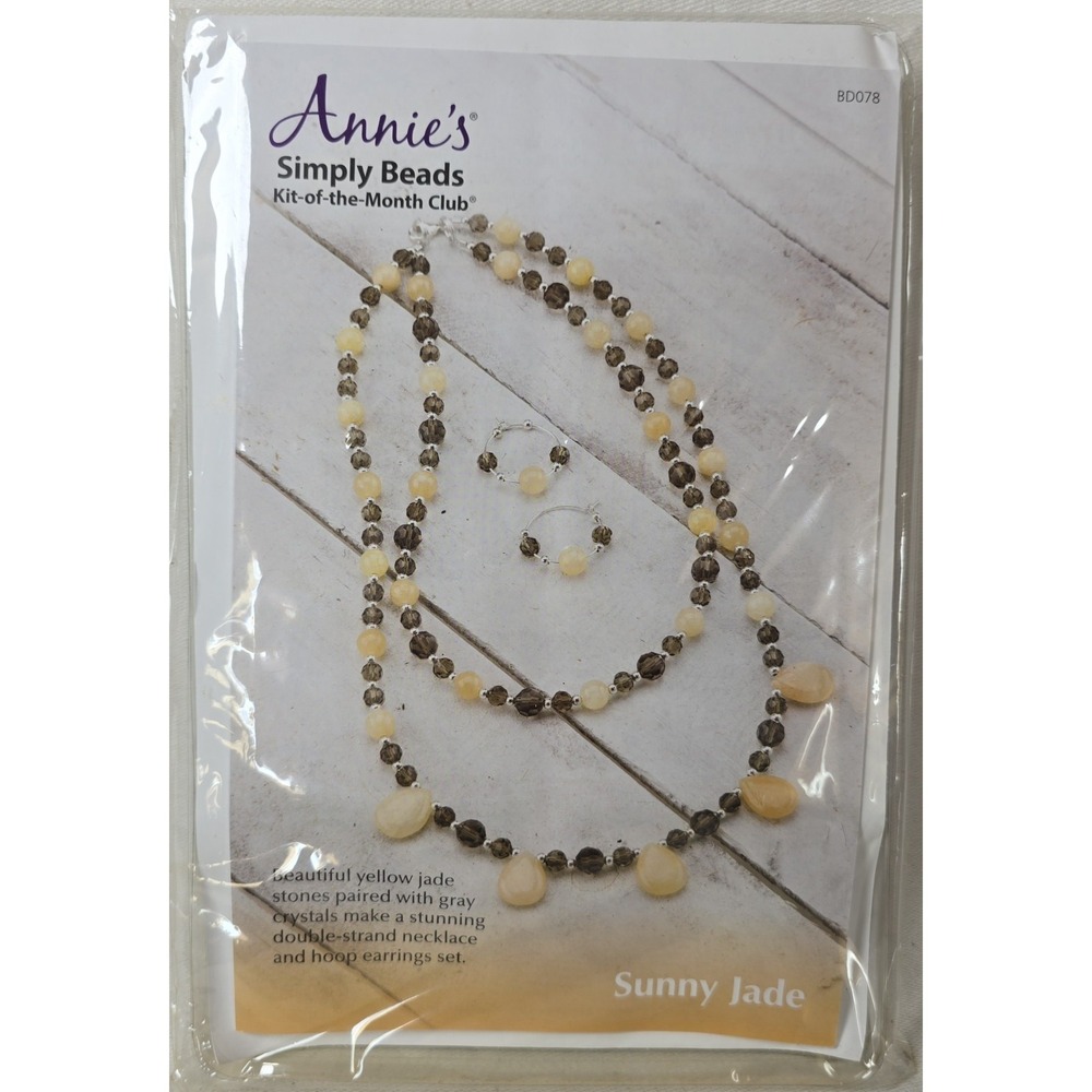Annie's Simply Beads "Sunny Jade"‎ Kit-of-the-Month Club Kits BD078